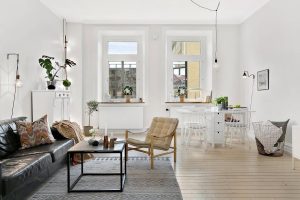 How do you light a living room without a false ceiling?